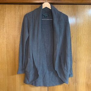 ✨Barefoot‎ Dreams Bamboo Chic Lite Gray Cardigan Size XS/S